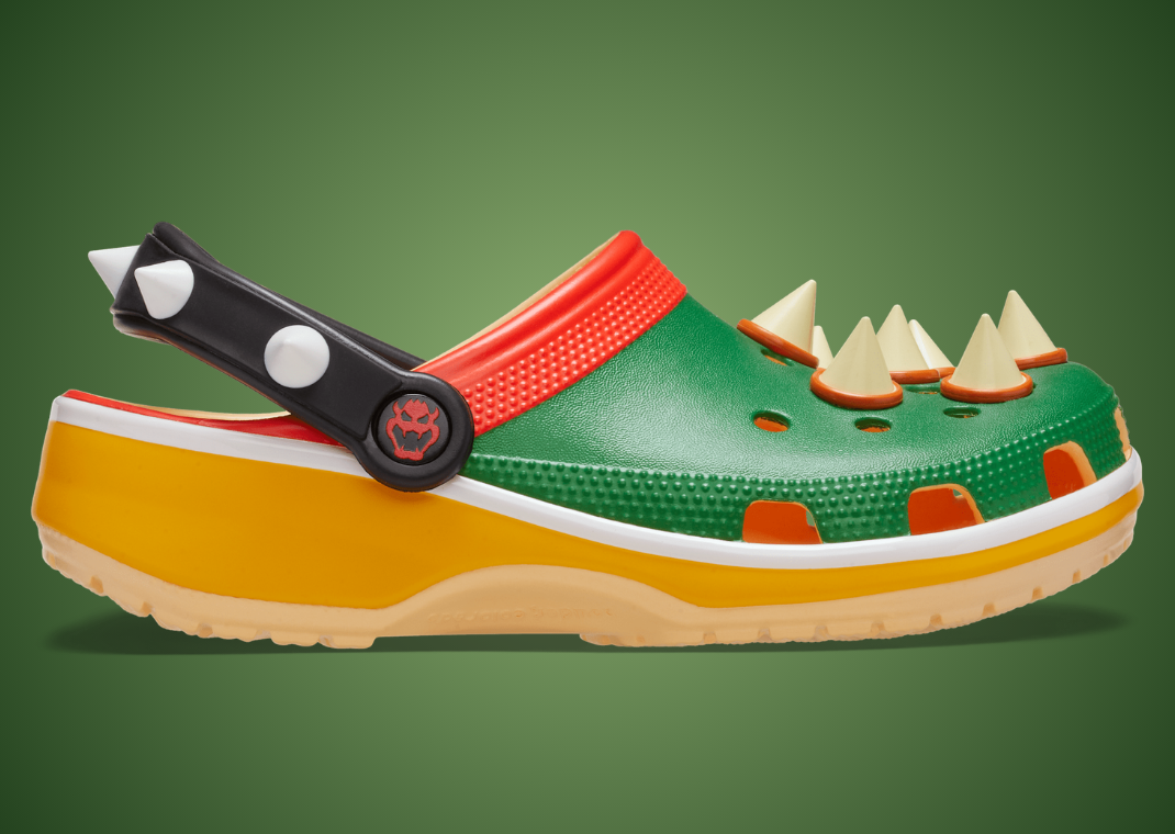 Nintendo x Crocs Classic Clog Bowser - Lateral