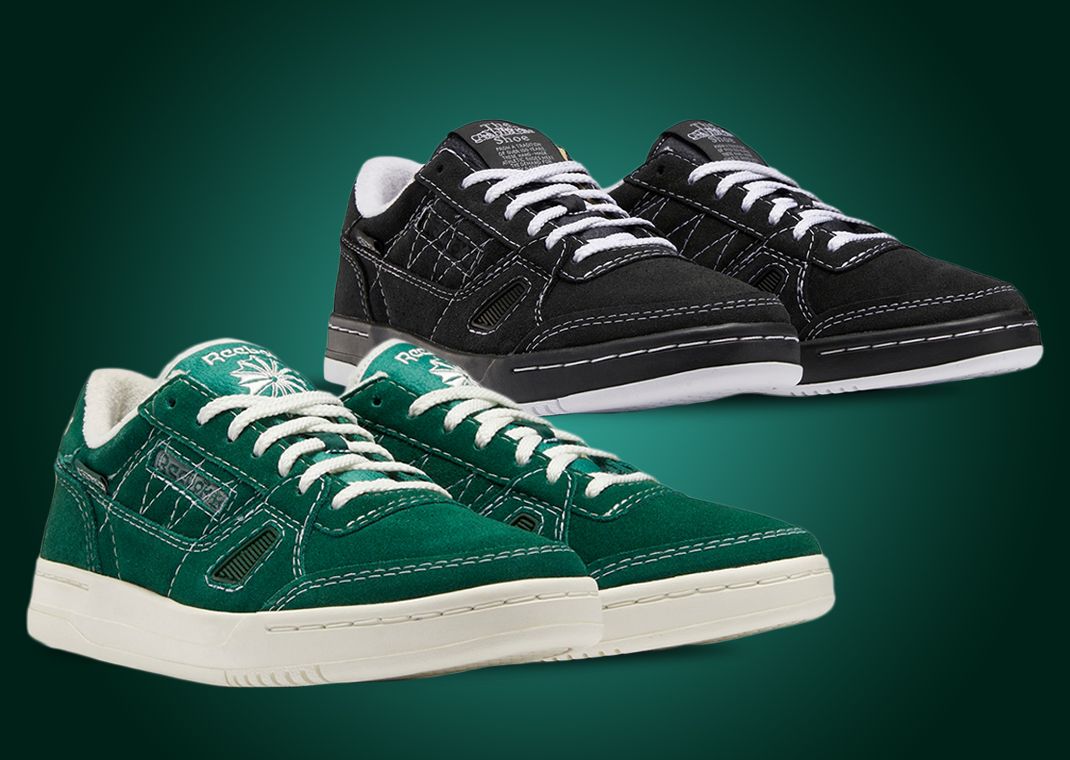 SNEEZE x Reebok LT Court Viper Green & Core Black
