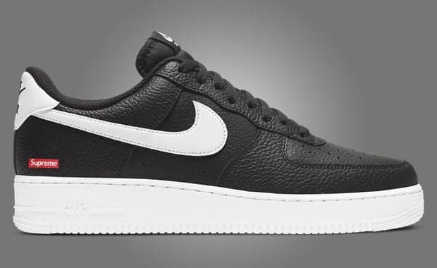 Supreme x Nike Air Force 1 Low Black White