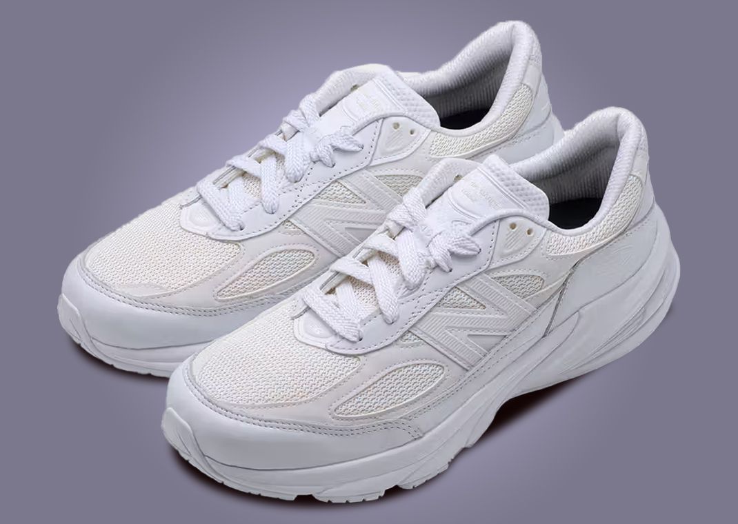 Comme des Garçons Homme x New Balance 990v6 Made in USA White Angle