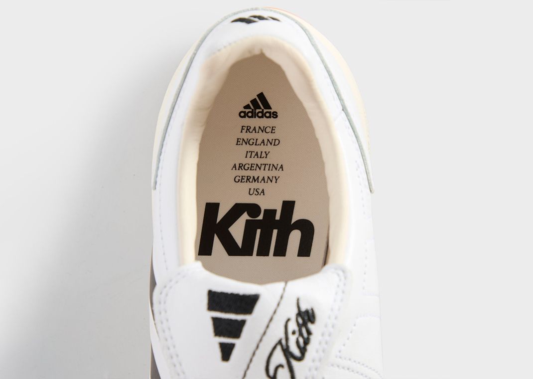 Kith x adidas Predator 2002 IC White Black Gum Insole