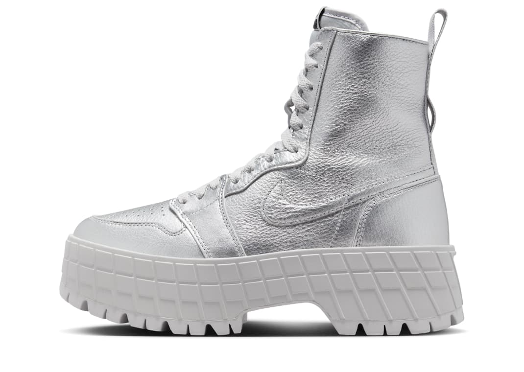 Air Jordan 1 Brooklyn Metallic Silver (W)