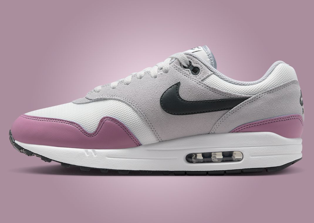 Nike Air Max 1 Summit White Wolf Grey Pink Medial