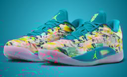 Jordan Goes Tropical on Flower Print Zion 4