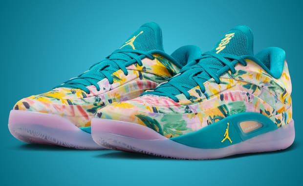 Jordan Goes Tropical on Flower Print Zion 4