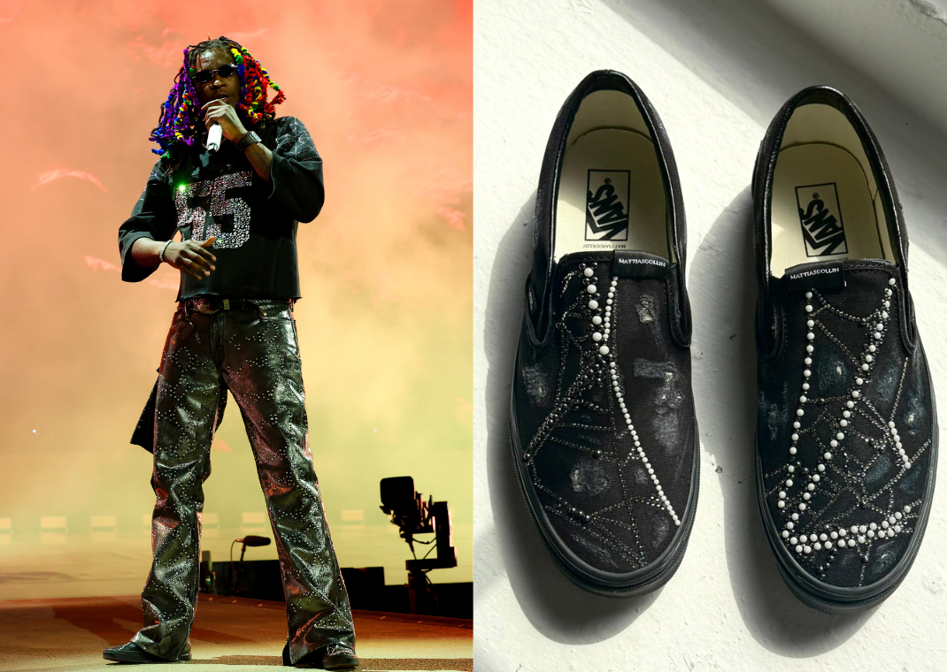 Young Thug Custom Vans for Coachella