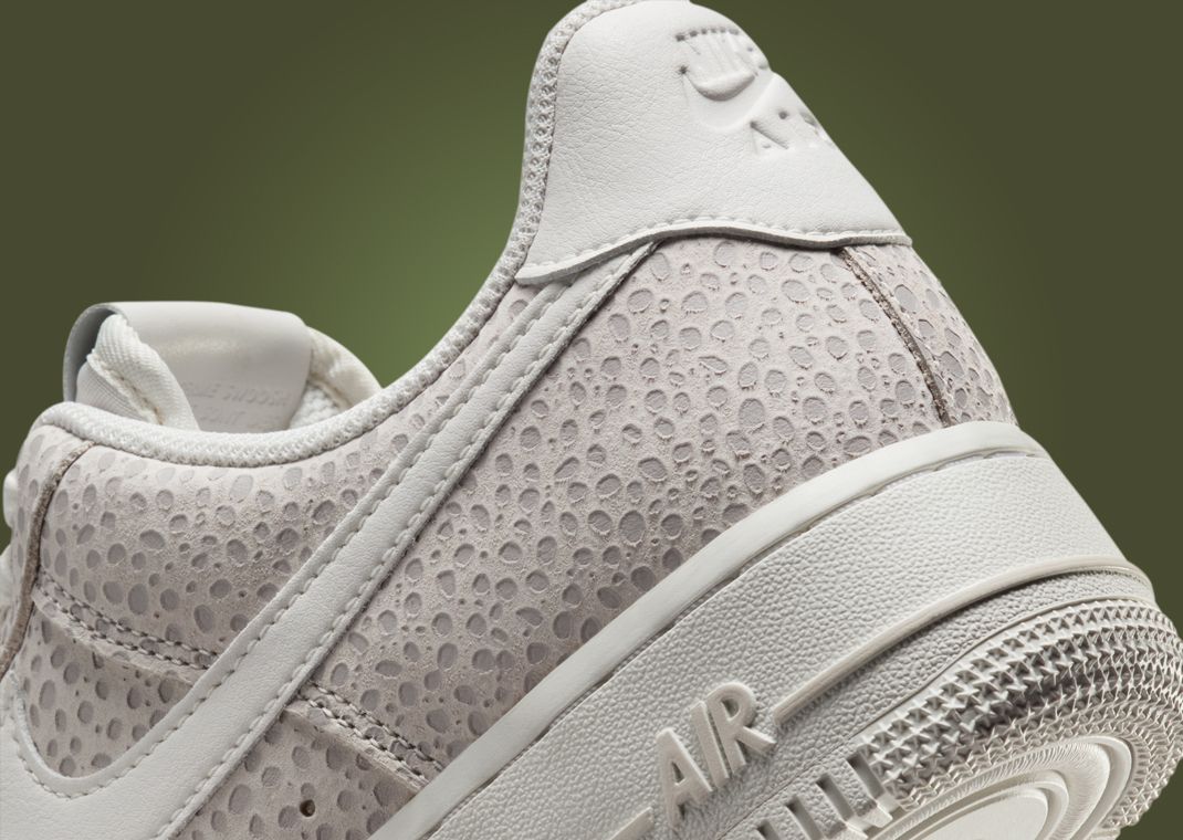 Nike Air Force 1 Low Safari Photon Dust (W) Heel Detail