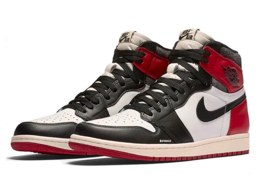 Air Jordan 1 Black Toe Reimagined (Image via