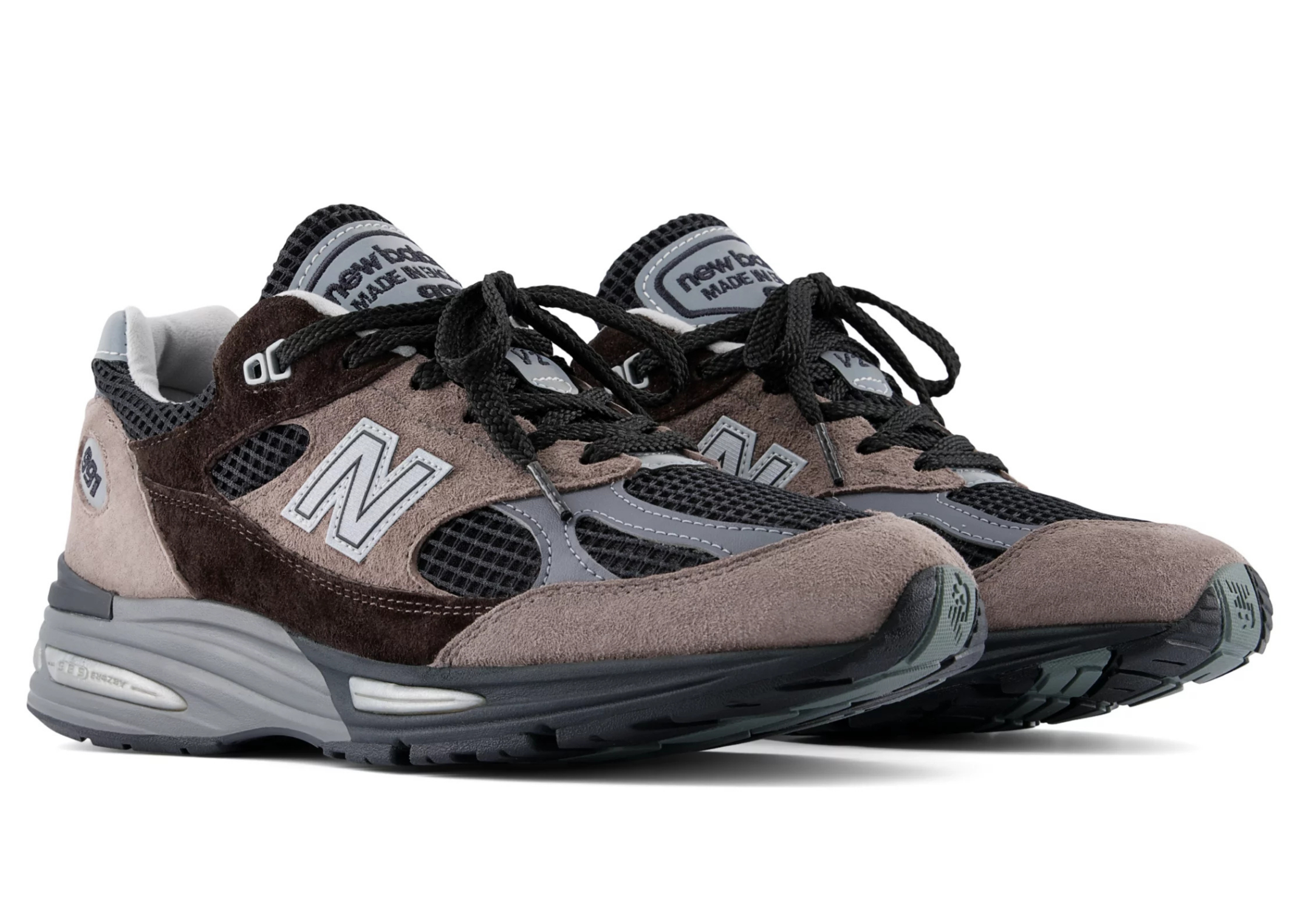 New Balance 991v2 Made in UK Elevated Neutrals Turbulence - Angle
