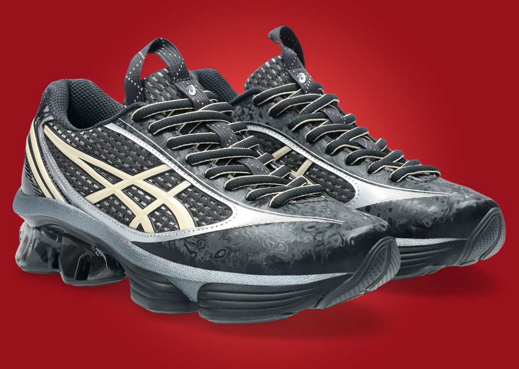 Kiko Kostadinov x Asics US6-S Gel-Kinetic Fluent Black Angle