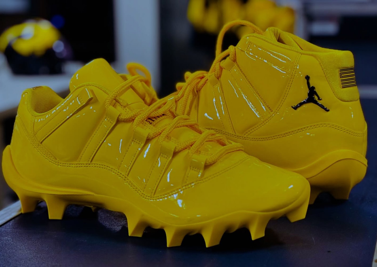 Air Jordan 11 Cleat Michigan PE