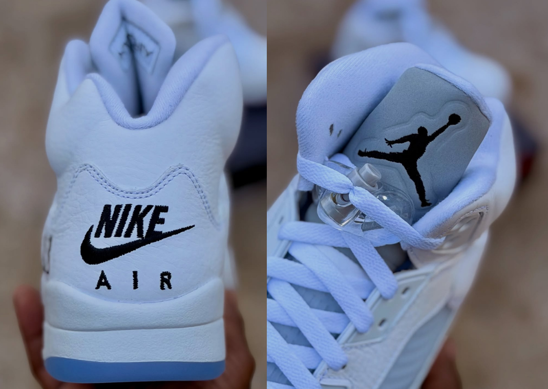Air Jordan 5 Retro White Metallic