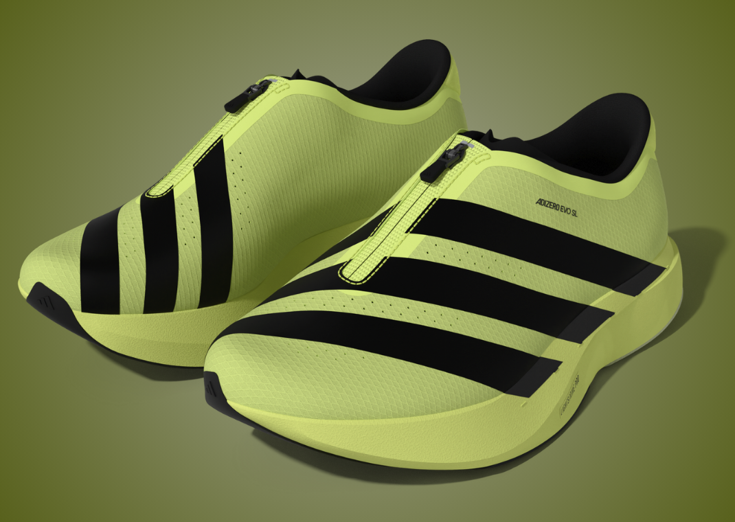 adidas Adizero Evo SL Zip Volt Angle