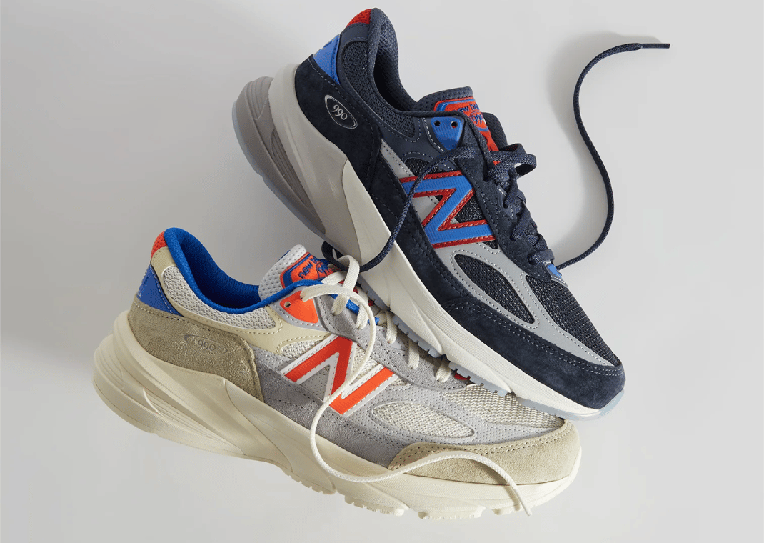 The Kith x New Balance 990v6 Made in USA MSG Pack Releases