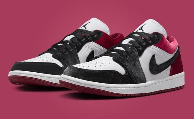 Air Jordan 1 Low Velvet Black Toe (W)