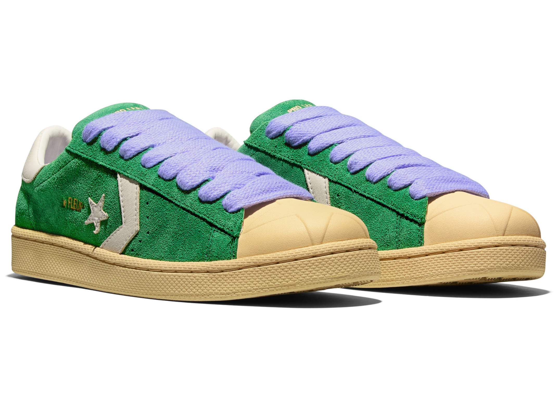 Tyler, the Creator x Converse Pro Leather Amazon - Angle