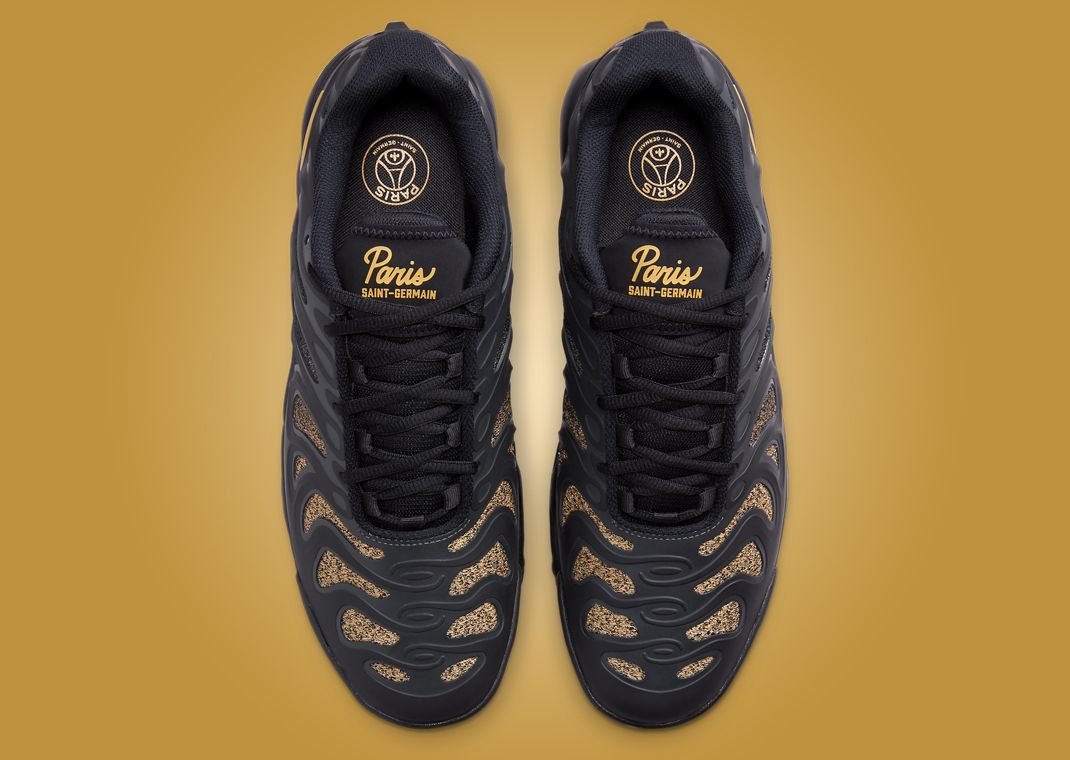 PSG x Nike Air Max Plus Drift Black Wheat Gold Top