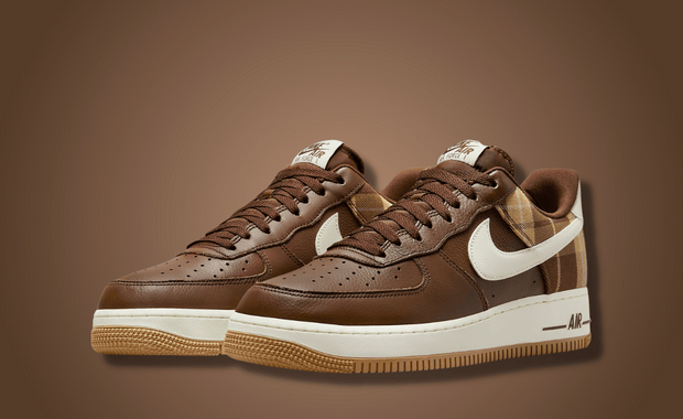 Nike Goes Luxe With The Air Force 1 LX Tartan Cacao Wow