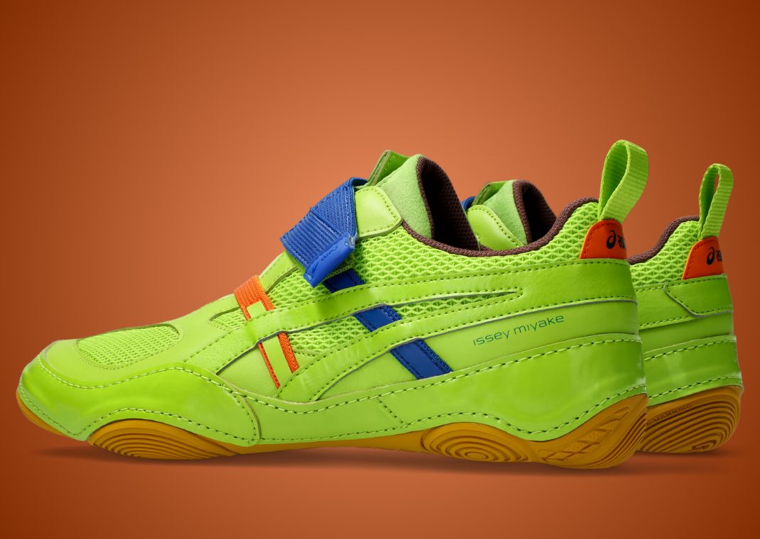 Issey Miyake x Asics Hyper Taping Green - Heel Angle