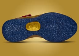 Nike KD 18 Immortalized Metallic Gold Blue Void Outsole