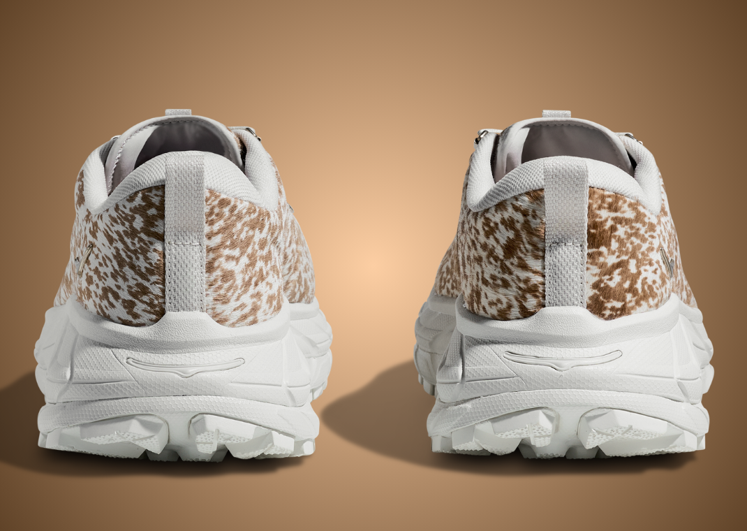Hoka Tor Summit+ Cowprint White - Back