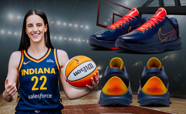 Caitlin Clark x Nike Kobe 5 Protro Indiana Fever PE