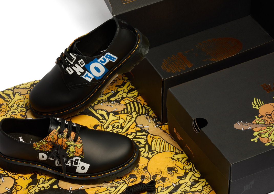 Metallica x Dr. Martens 1461 3-Eye Smooth Leather Shoe - Detail