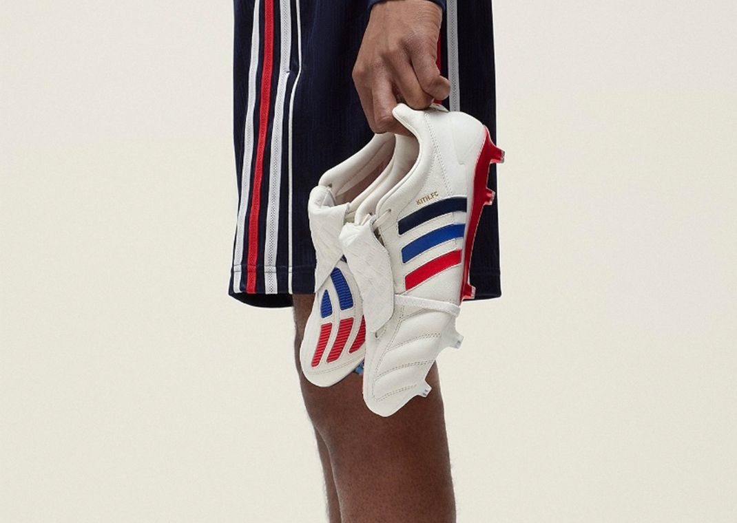 Kith x adidas Predator Mania Cleat White Vivid Red