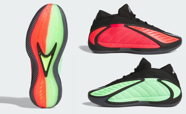 Ho Ho Hoops: adidas Gives Anthony Edwards’ AE 2 a Red and Green Split for Christmas 