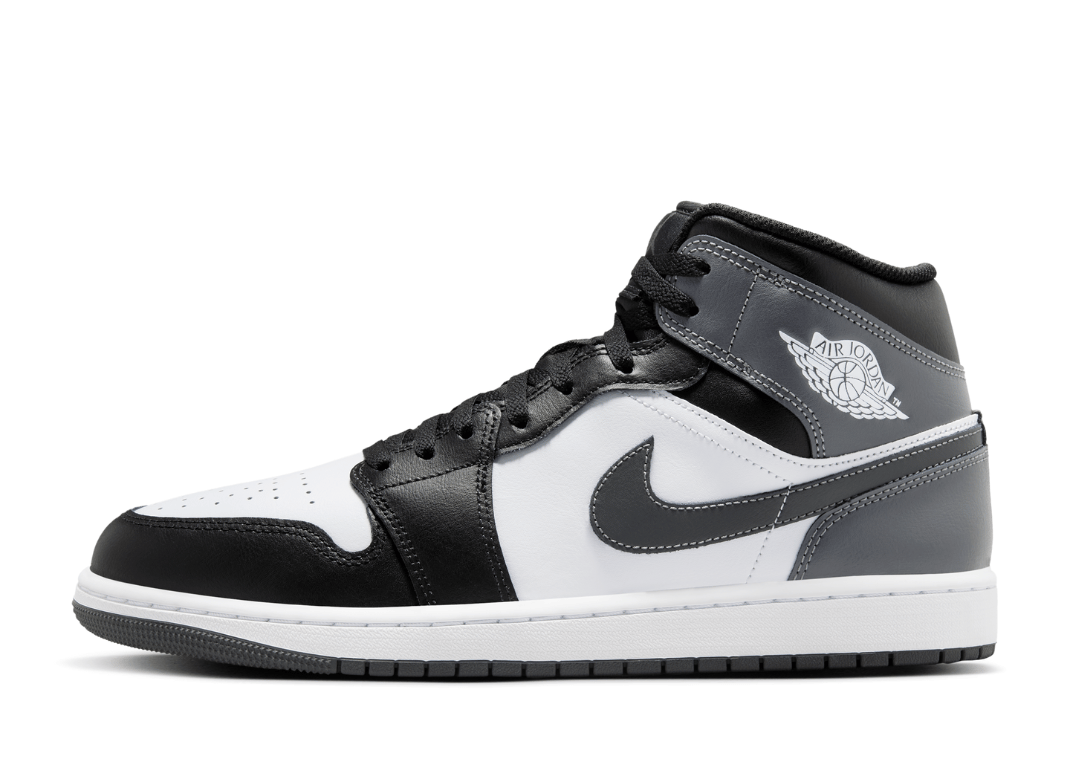 Air Jordan 1 Mid Black Iron Grey