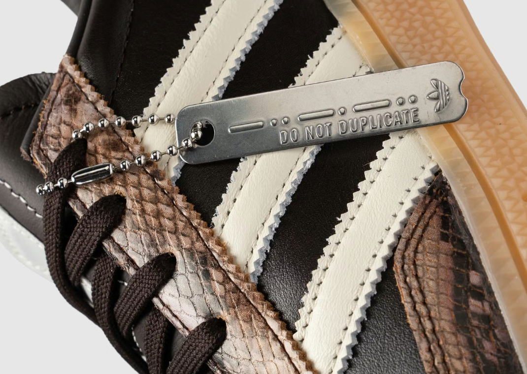 The Whitaker Group x adidas Handball Spezial Houston Rodeo Do Not Duplicate Black - Detail