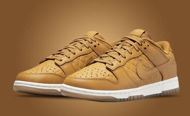 This Nike Dunk Low Gets A Quilted Makeover