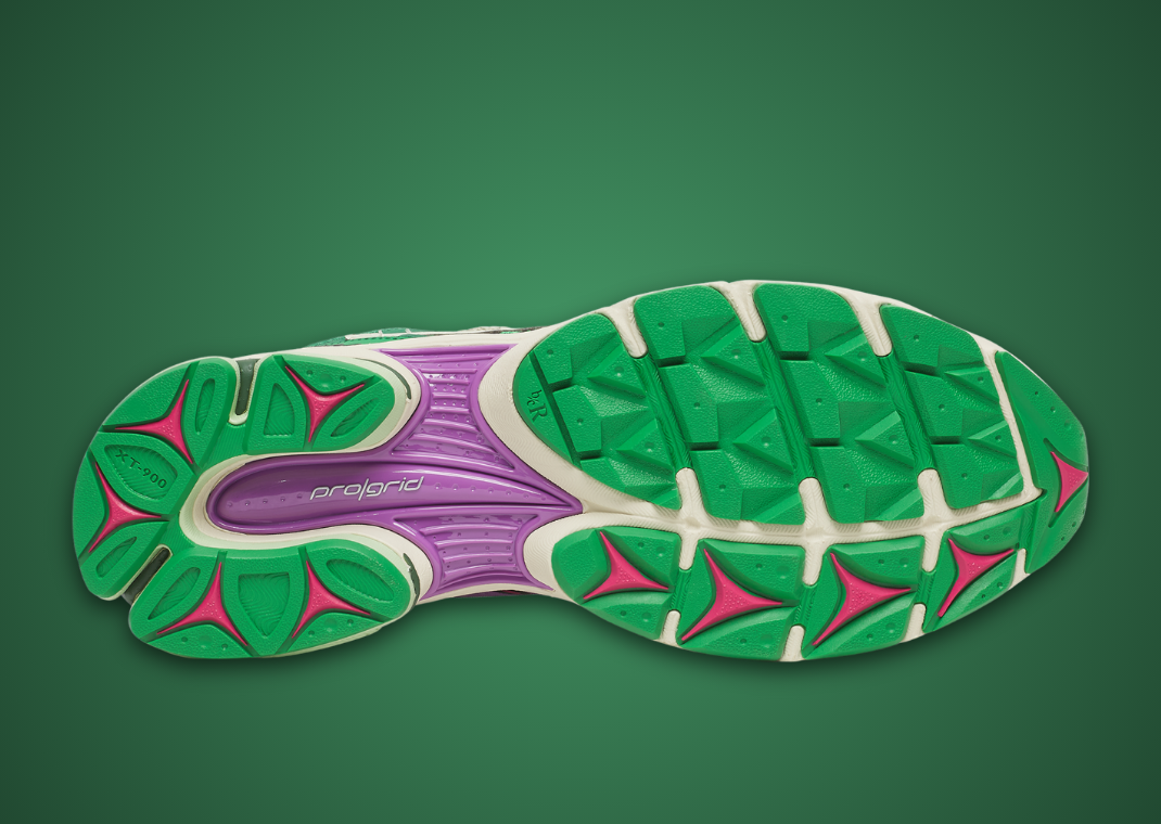 Jae Tips x Saucony ProGrid Triumph 4 Flowers Grow Uptown Sugar Maple Outsole