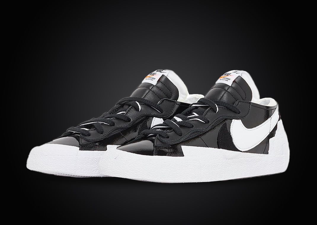 First Look sacai x Nike Blazer Low Black White