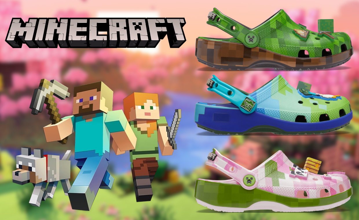Touch Grass: Crocs and Minecraft are Connecting for a Three-Pair Classic Clog Collab