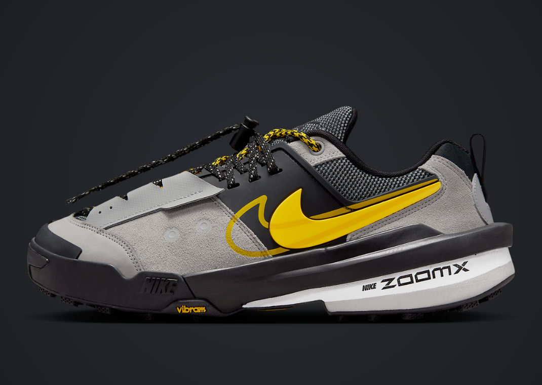 sacai x Nike Zegamadome SP Cream Black Yellow Lateral
