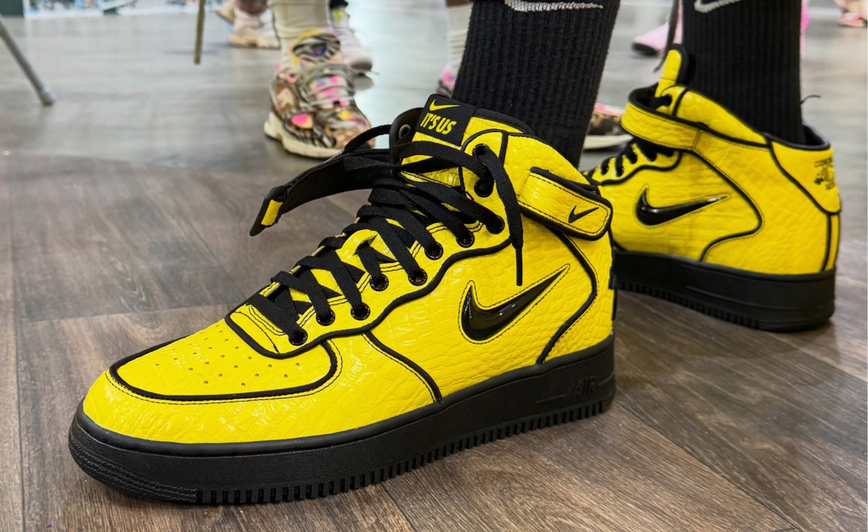 Lil Yachty Debuts a Yellow Nike Air Force 1 Mid Collab at ComplexCon