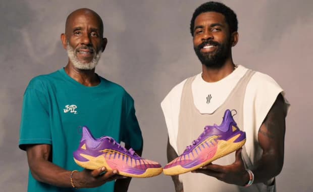 Dred (left) and Kyrie (right) holding the ANTA Kai 1 Twin Speed