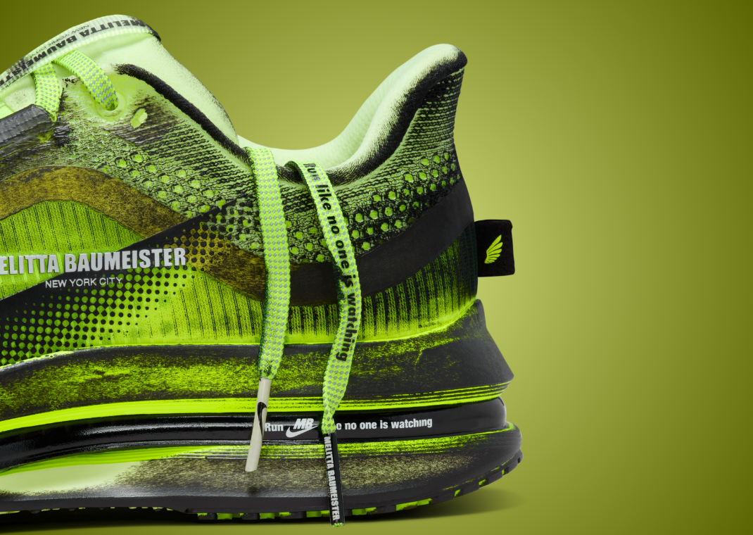 Melitta Baumeister x Nike Pegasus Premium Volt - Heel Detail