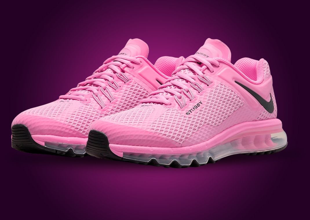 Official Look Stussy x Nike Air Max 2013 Psychic Pink