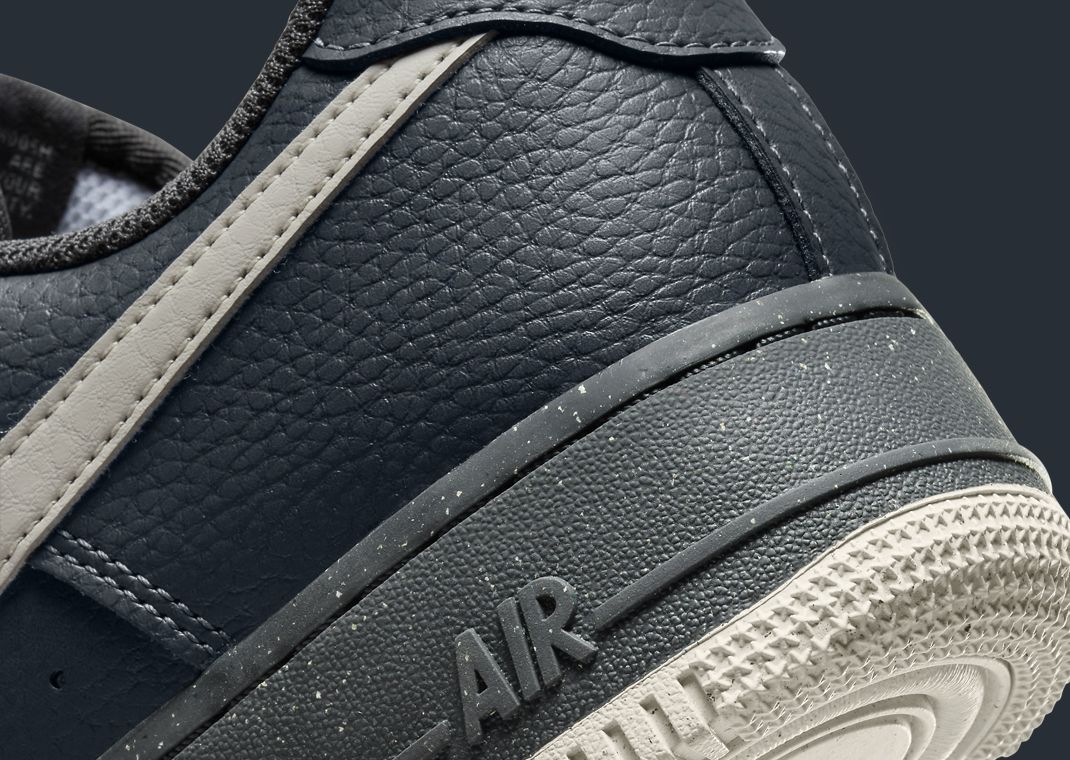 Nike Air Force 1 Low NN Anthracite Light Orewood Brown Heel