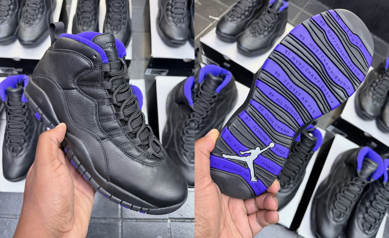 Crowning Achievement: The Purple and Black Air Jordan 10 Retro Sacramento Drops in December