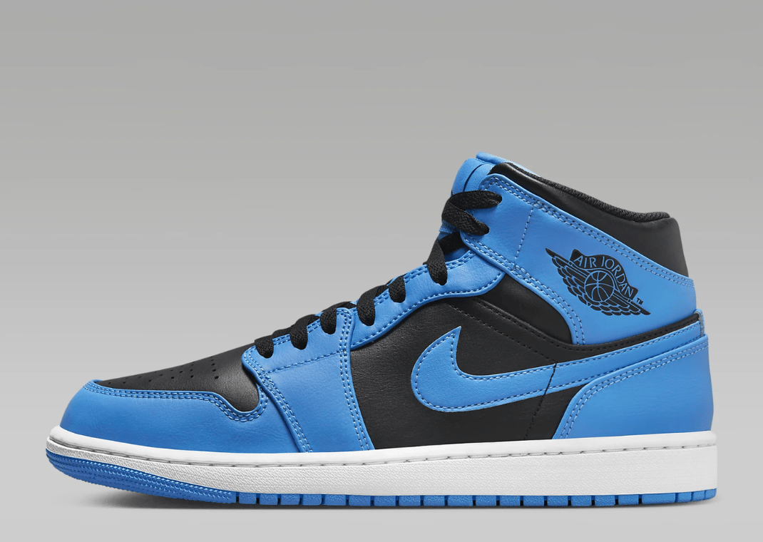 Air Jordan 1 Mid University Blue Black