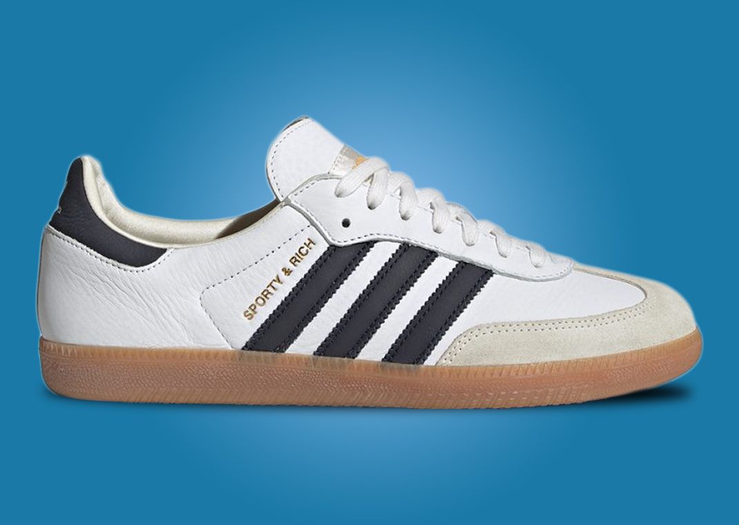 【美品】Sporty&Rich × adidas Originals Samba adidas Samba OG Sporty & Rich White Green Men's - HQ6075 - US