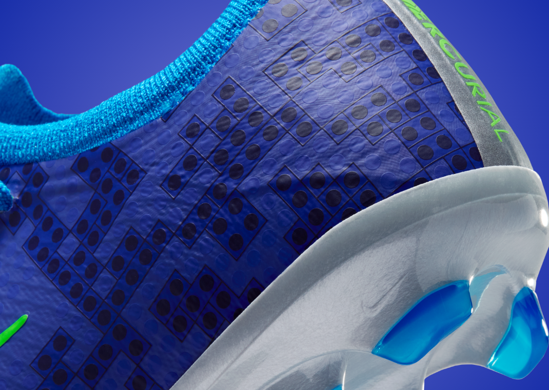 LEGO x Nike Mercurial Vapor Pro Concord (GS) - Heel Detail