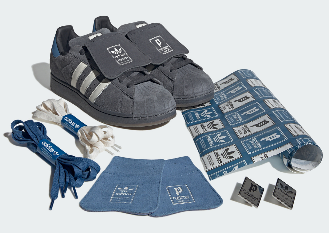 atmos x Pointless Journey x adidas Superstar Dark Grey 
