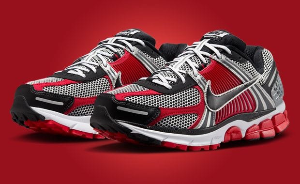The Nike Zoom Vomero 5 Metallic Silver University Red Releases Holiday 2024