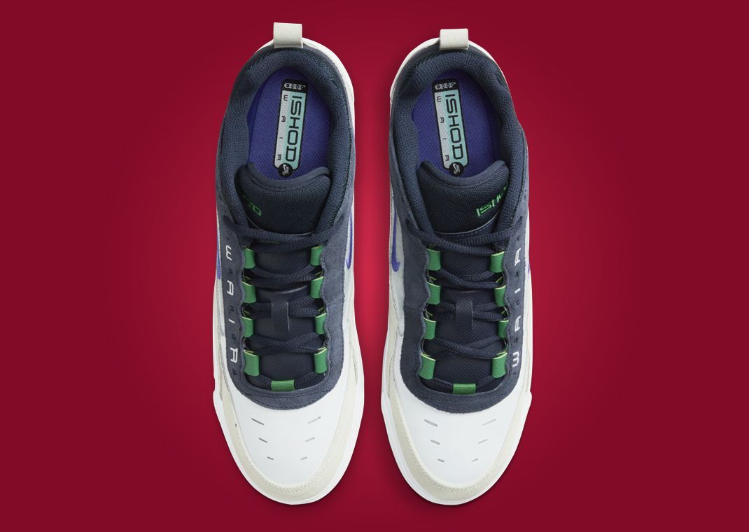 Nike SB Air Max Ishod White Violet Obsidian Top