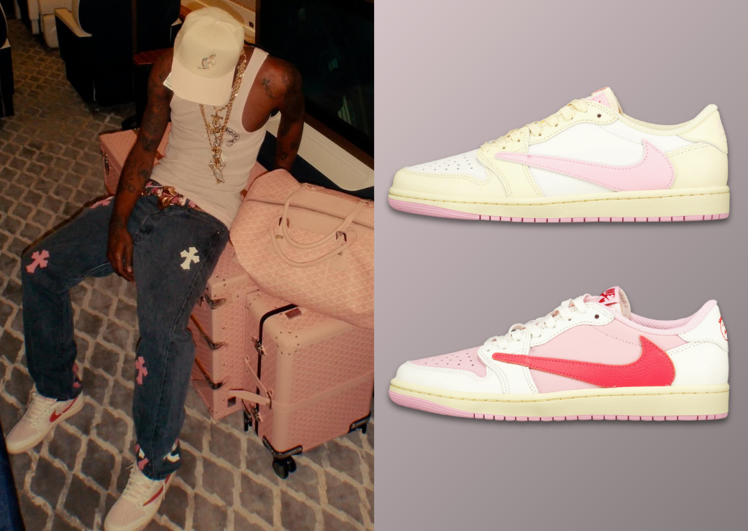 Travis Scott x Air Jordan 1 Retro Low OG Pink Pack