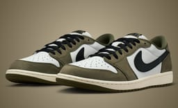 Jordan Reimagined the Air Jordan 1 Medium Olive as a Low for January 2026